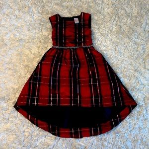 Red and black plaid Dress size 8